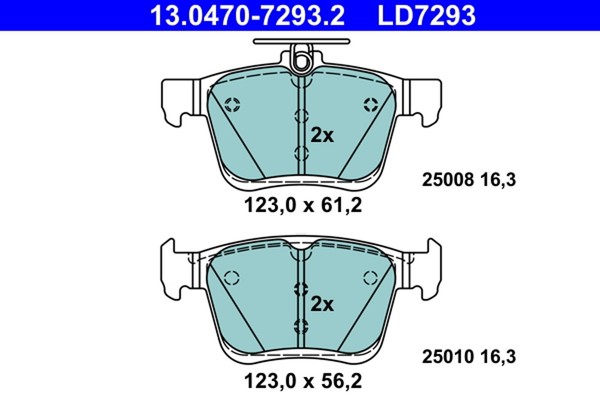 BremsbelÄGe Audi T. A3 1.0-2.0 12- Keramik-image
