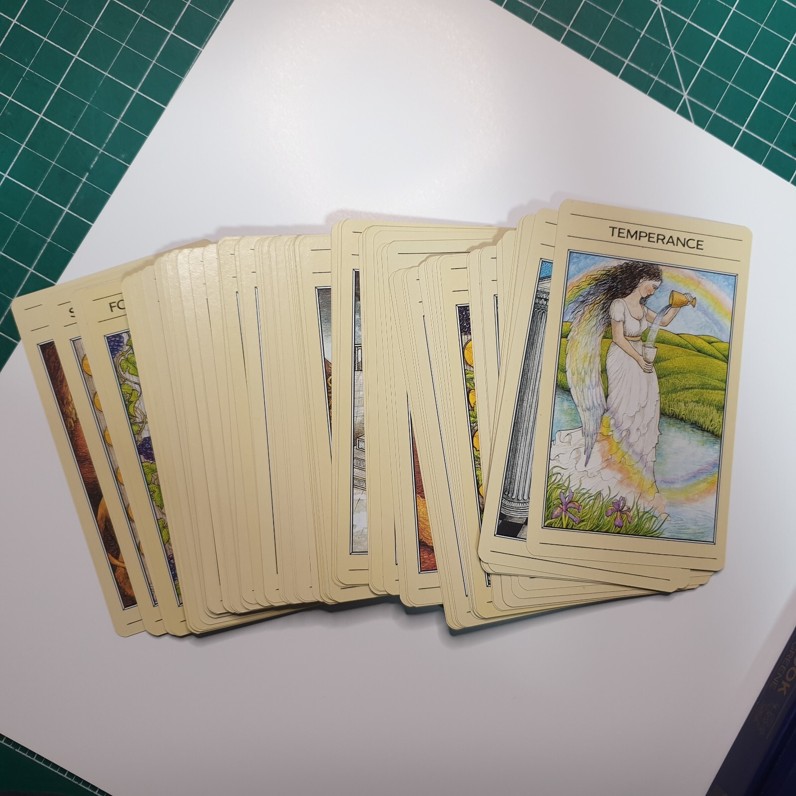 The Mythic Tarot Book (1996) + 78 Cards + Cloth in Box eBay