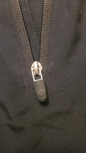 Rawlings Baseball Ragazzi Giovani Grande 1/4 Zip Nera Camicia a Vento con Tasche Laterali - Foto 4 di 17