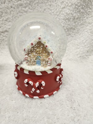 Merry Makers Gingerbread Musical Snow Globe