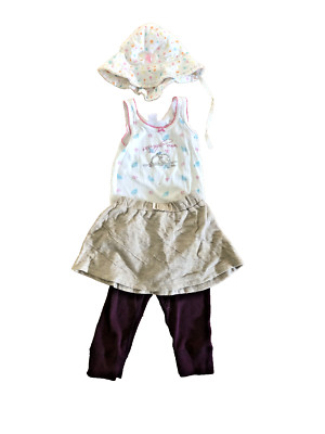 Odlo Hose Claire Rock Kanz Body Sonnenhut Mädchen Set Gr 80 Sommer Paket 4tlg