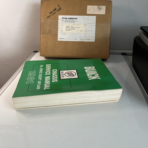 1981 Buick Chassis Service Manual Original Shipping Box TUAR Used Dealership - Picture 6 of 12