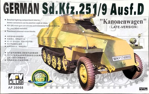 AFV 1/35 Sd.kfz. 251/9 " Kanonenwagen " - BILDER vom FERTIGMODELL INNEN