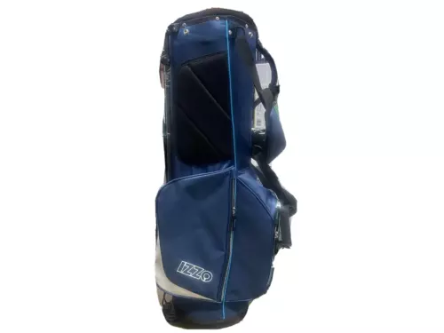 Izzo Golf Ultra-Lite High Strength Polyester Stand Golf Bag - Nvay Blue