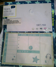 NEW Magnetic locker set WEEKLY TO DO LIST CALANDER DRY ERASE MOOD BOARD NOTES