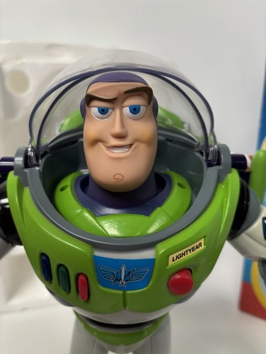 Juguetes Thinkway Disney Toy Story 2 originales Talking Buzz Lightyear en caja y funcionando - Imagen 12 de 16