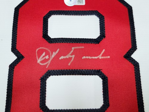 RED SOX CARL YASTRZEMSKI AUTOGRAPHED WHITE NIKE JERSEY L TC 67 BECKETT 203884 - Picture 4 of 11