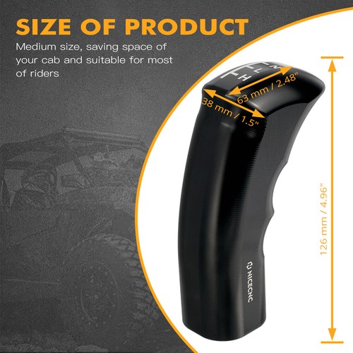 Gear Selector Shift Knob Shifter Grip For Polaris RZR XP 1000 570 800 900 RS1 - Picture 6 of 13
