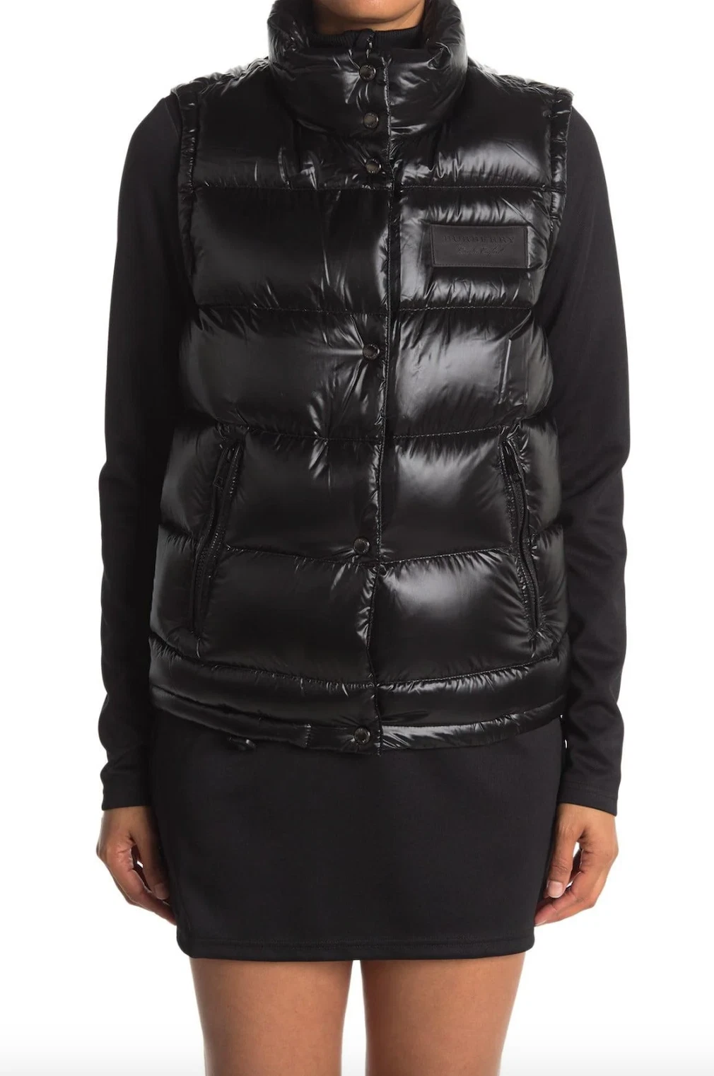 Burberry — $1690 Authen BNWT BURBERRY Down Quilted Puffer Jacket/Vest Mens/Womens AU6 Black