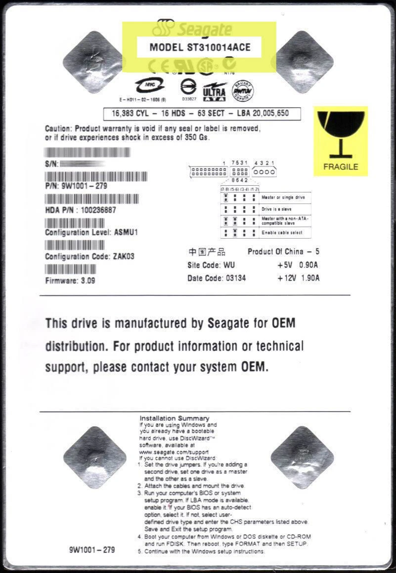 Original xbox hard drive best sale compatibility