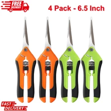 4 Snips Gardening Shears Set Tool Steel Scissors Garden Pruning Plants Pruners