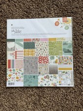 Rare / Hard to find - Basicgrey Kelly Purkey Mon Ami 12x12 Paper Pack Basic Grey