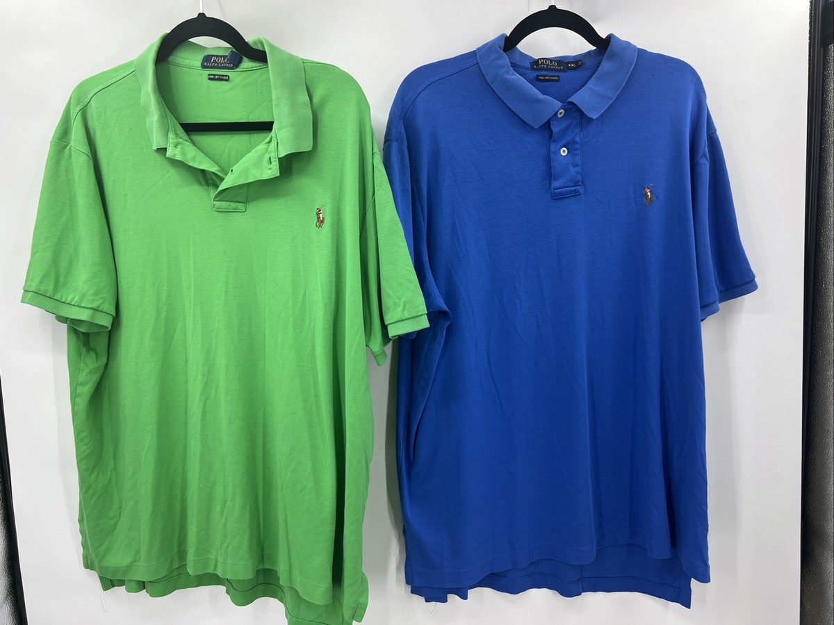 Two! XXL Polo Ralph Lauren Golf Line Polo Pima Soft Touch RN 41381