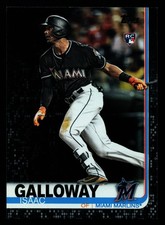Isaac Galloway Miami Marlins 2019 Topps Black #683 SN /67