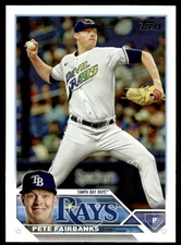 2023 Topps Update Pete Fairbanks Tampa Bay Rays #US16 19022