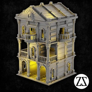 Zorpsector Rome 28mm Futuristic Roman Mortuary 3D Printed Scatter Terrain