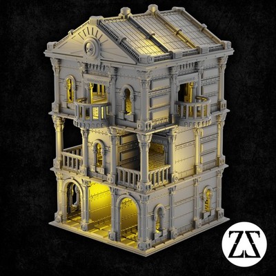 Zorpsector Rom 28mm Futuristic Roman Mortuary 3D Printed Scatter Terrain
