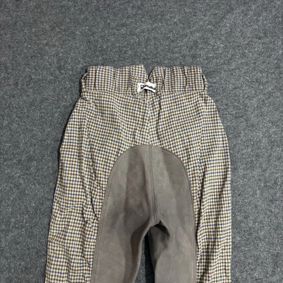 Pantalones de equitación Cavallo talla 23x28L marrón a cuadros Foto 4 de 4
