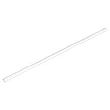 2pcs Clear Rigid Tubing Pipe 6mm 1/4" ID x 10mm 3/8" OD 305mm Plastic Tube