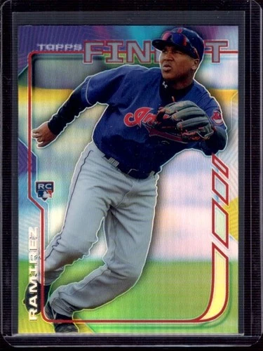 JOSE RAMIREZ 2014 Topps Finest #81 Refractor Rookie RC