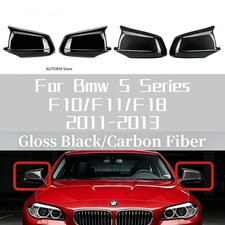 Side Mirror Cover Rear view Replacement for BMW 5 Series F10 F11 F18 2011–13