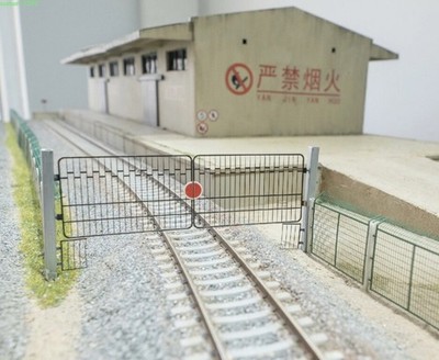 Railway Locomotive Depot Iron Gate, Railway Layout Architecture, Excluding Train