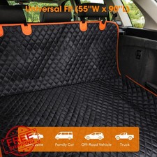 MIXJOY SUV Cargo Liner 90x55" Waterproof Nonslip Dog Trunk Mat Bumper Flap