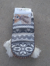 NEW Muk Luks Slipper Socks Women Large 8-10