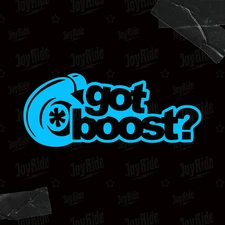 Got Boost Decal Sticker Vinyl Turbo Car 30+ PSI JDM Racing Truck Window Drift HP