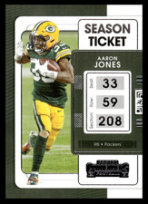 2021 Panini Contenders Aaron Jones #36 Green Bay Packers NFL Football 