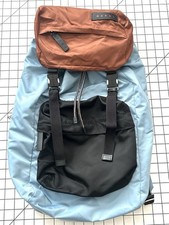 MARNI Colorblock Zaino Borsa Nylon Usato in Ottime Condizioni Viaggio Escursionismo Come Nuovo