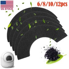 6/8/12pcs Carbon Filters for Litter-Robot 4 Cat Litter Box Filters Replacement