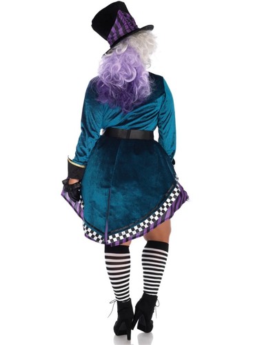Disfraz Leg Avenue 3X 4X 4 piezas Sexy Sombrerero Loco Halloween Juegos con disfraces Colorido Divertido - Imagen 5 de 10