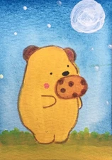 Aceo Original Mixed Media Art