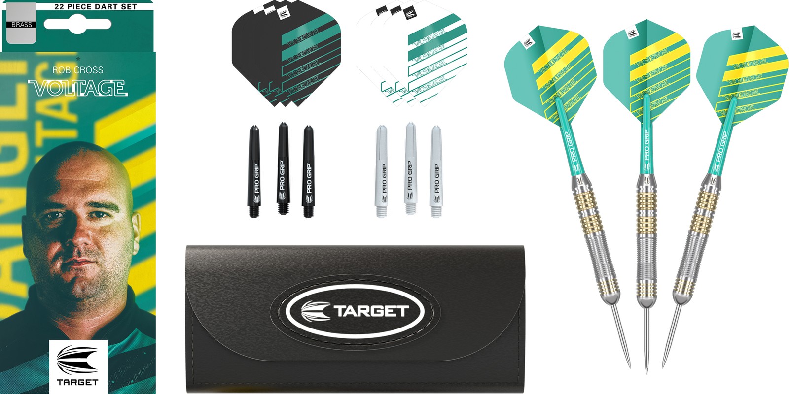 - Rob Cross Brass All-in-One- Steeltip Dart Steeldart 22 4490₽