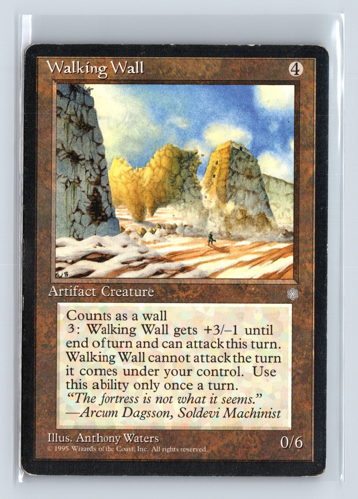WALKING WALL (2x) – Ice Age – Uncommon MTG Magic the Gathering