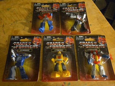 NEW! Hasbro Transformers Collectible Mini  Action Figures Complete Set Of 5!