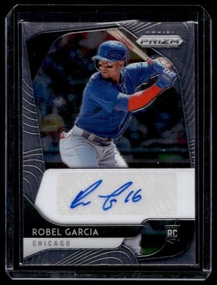 2020 Panini Prizm Rookie Autographs Robel Garcia RC Auto Chicago Cubs #RA-RO