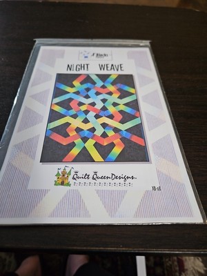 Quilt Queen Designs  X Blocks Pattern  Night Wave XB-08