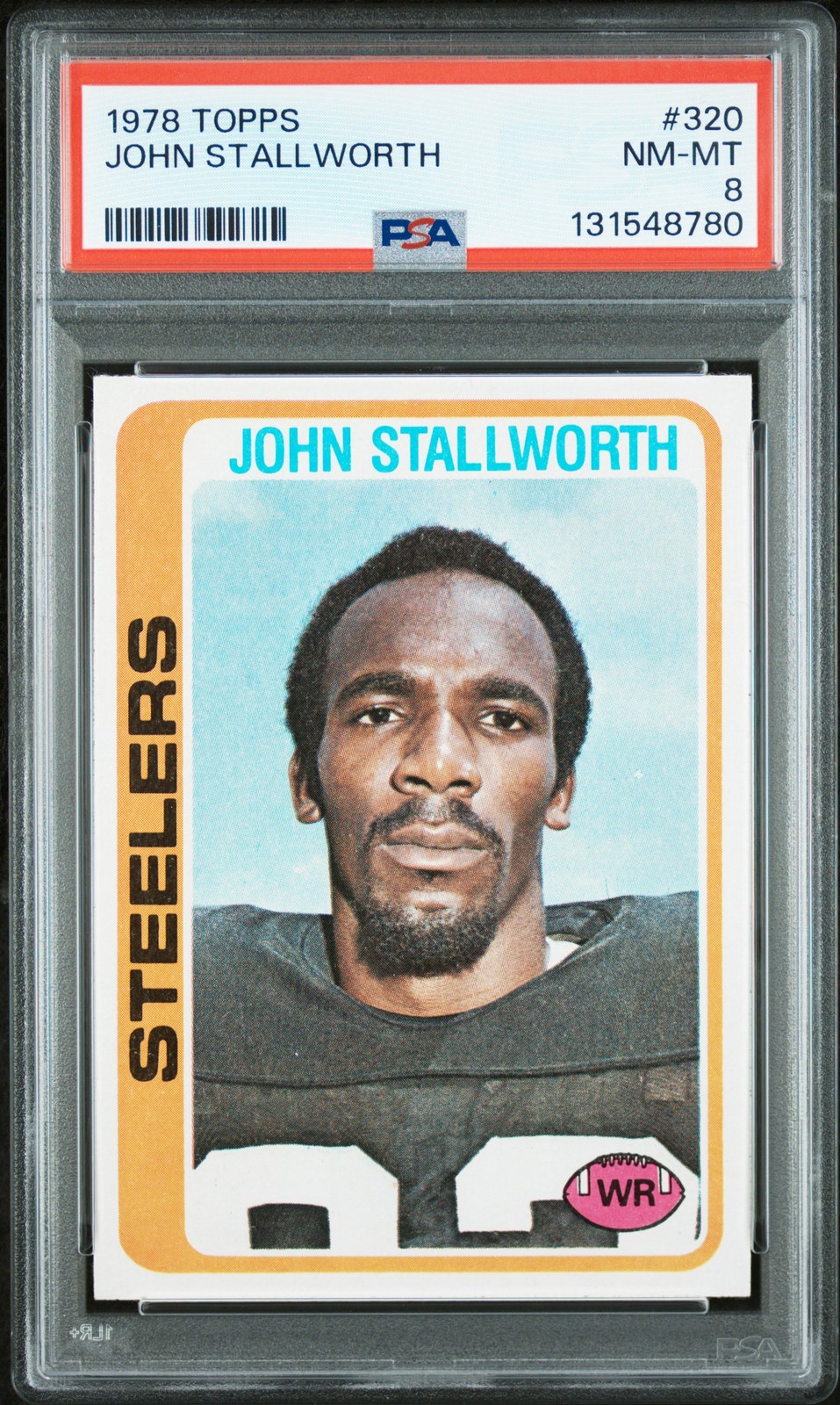 1978 TOPPS #320 JOHN STALLWORTH ROOKIE RC PSA 8
