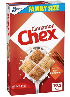 Cinnamon Chex Cereal, Gluten Free Breakfast Cereal, Made with Whole 19.2 oz