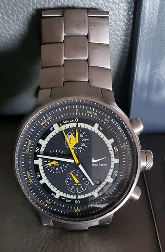Nike Lance Alti Chrono TI WA0055 002 Limitiert Uhr Sammler Selten RAR - Bild 1 von 13