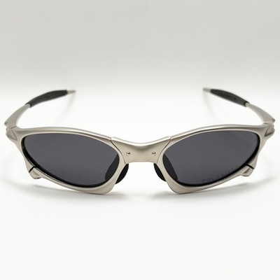Oakley Penny X-Metal Sunglasses Silver Frame Black Lens Classic | eBay