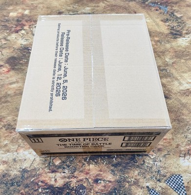 SEALED CASE 12x One Piece: The Time of Battle (OP-16) Booster Box English