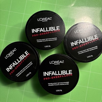 (4)L'Oreal Infallible Pro Sweep &Lock Translucent Setting Powder 610 Translucent