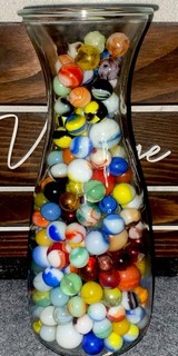😎5 Lbs Of Vintage Marbles Different Makers NM Mint .57 .85 JABO/MK/PELTIER