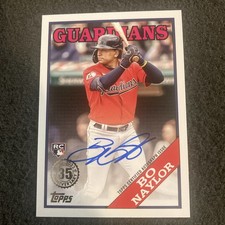 2023 TOPPS SERIES 2 BO NAYLOR AUTO ROOKIE RC 1988 35TH ANNIVERSARY GUARDIANS