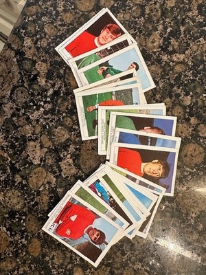 Nabisco Football Cards 1970 complete set 24 Best, Law, Charlton, Banks, Moore