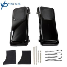For 1993-2000 2001-2013 Touring Saddlebags 6x9" Black CVO Speaker Lids