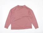 Nutmeg Women Pink Size 10 Crew Neck Pullover Sweatshirt